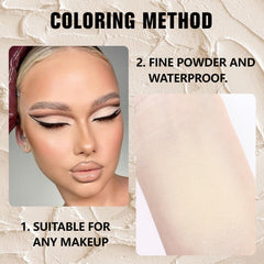 evpct Matte Nude Beige mini shadow pan 2, mid-tone beige for seamless blending and transitions