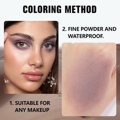 evpct Mauve Taupe Plum blend texture, creamy matte finish on eyelids