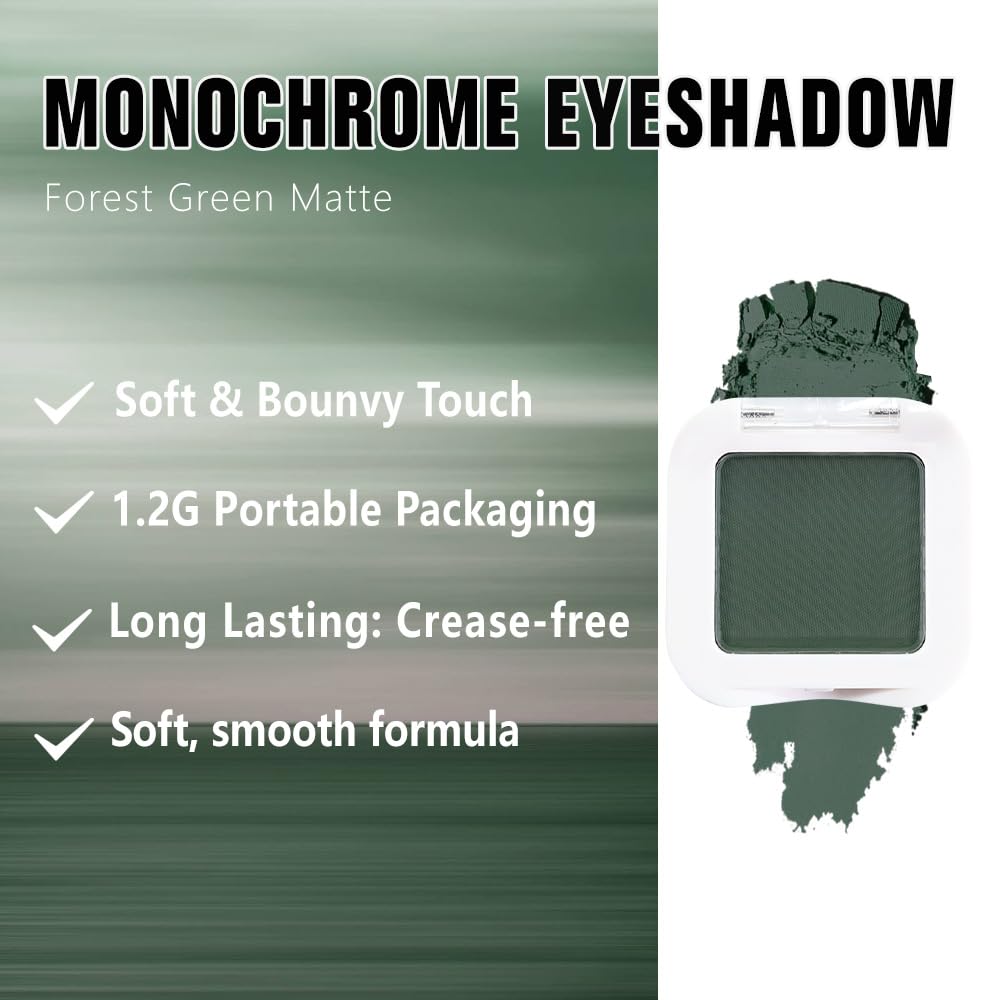 evpct multi-shade forest palette enables day-to-night color with easy use.
