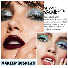 evpct navy blue metallic eyeshadow with shimmering tones for depth and dimension