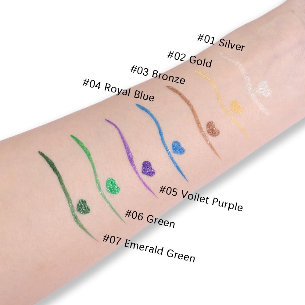 evpct packaging of glitter eyeliner travel-friendly design for on the go