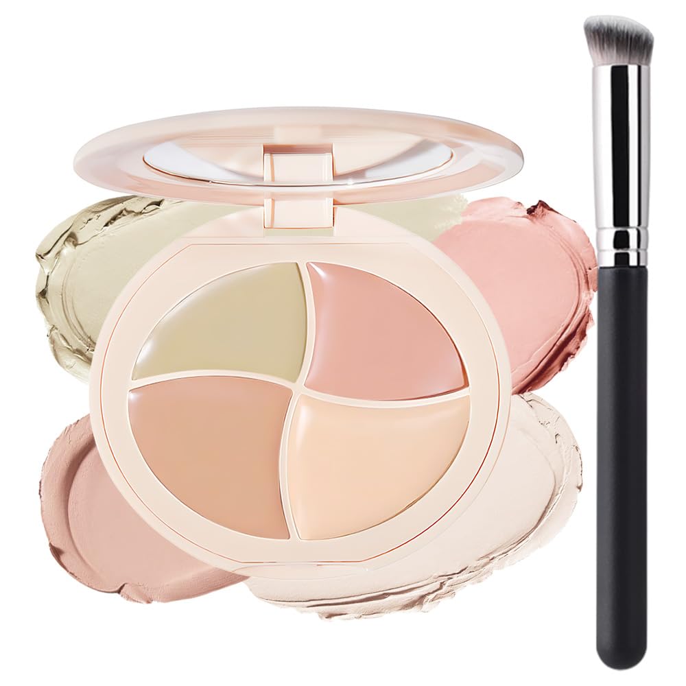 evpct paleta corrector ojeras 4 tonos nude para unificar tono de piel.