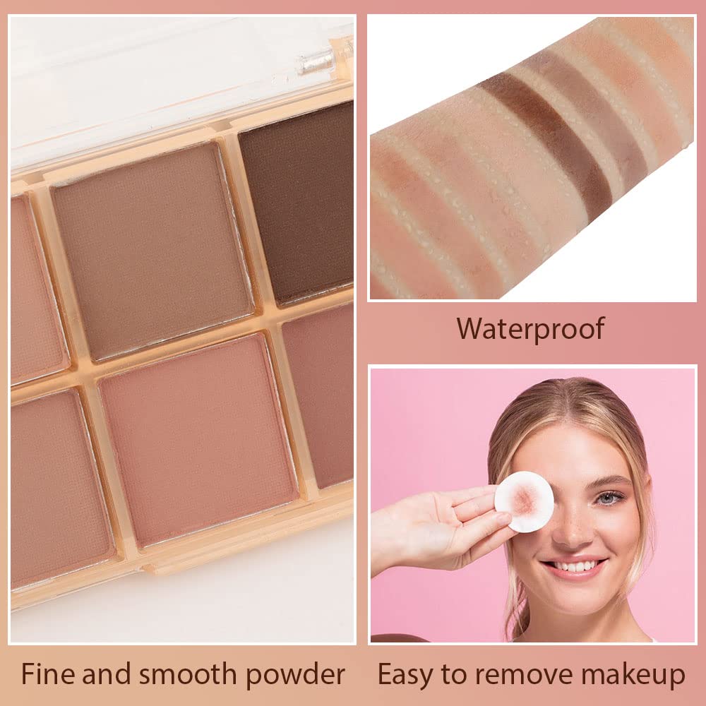Sombras evpct con efecto fumado y acabado mate para definición.
