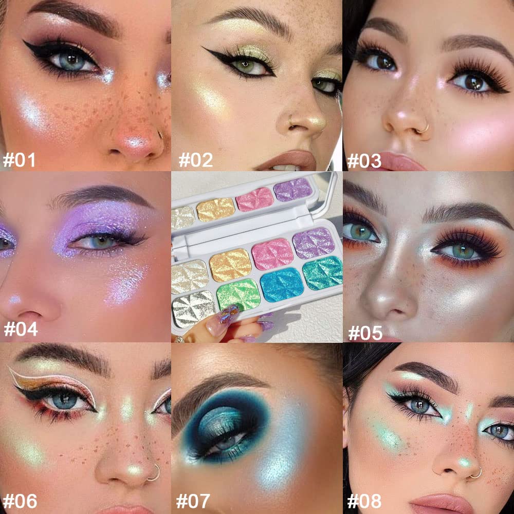 evpct sombras purpurina ojos facilita un look duradero y deslumbrante