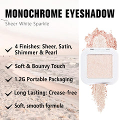 evpct Pear White Shimmer compact is lightweight and ideal for daily touch-ups