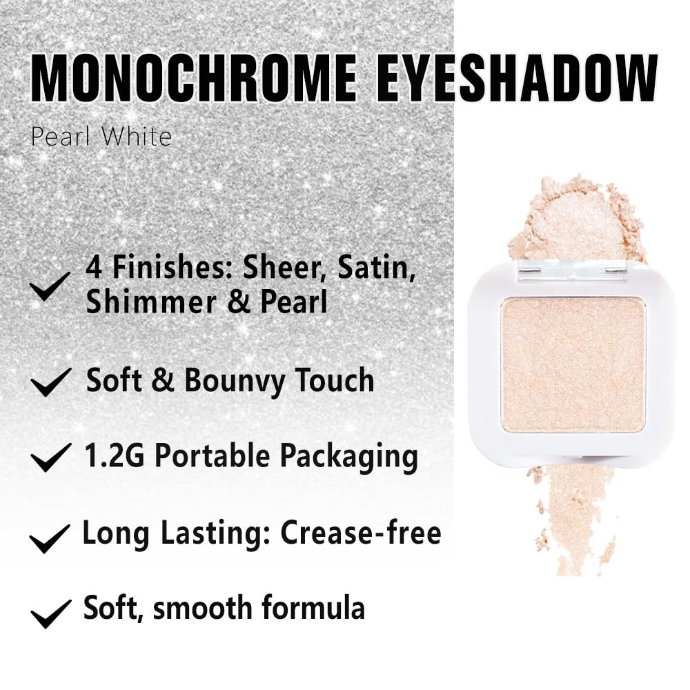 evpct Pearl White Silver shades create luminous iridescent finishes.