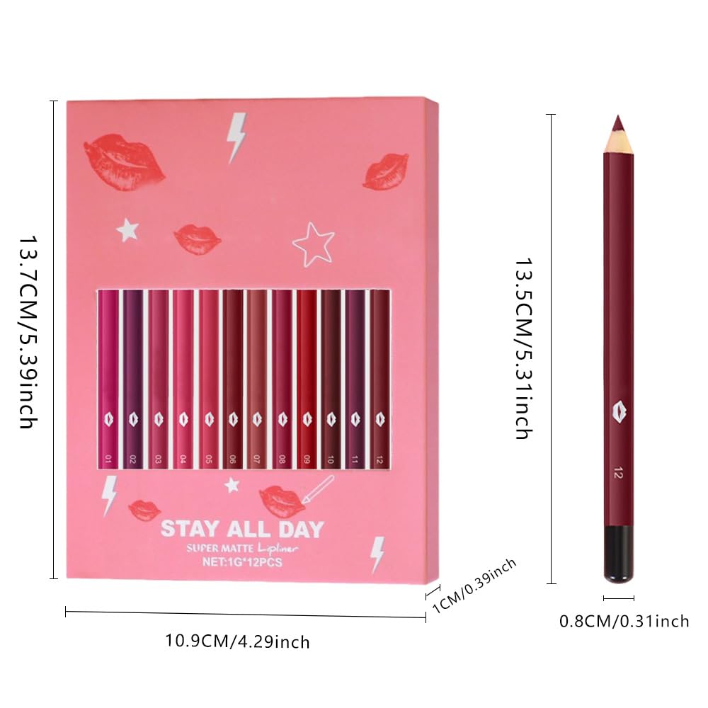 Set de delineadores Evpct para todo look: nude, rosa, marrón y más