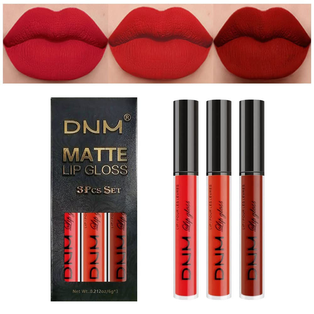 evpct set labial líquido mate rojo oscuro; tono intenso para maquillaje nocturno.