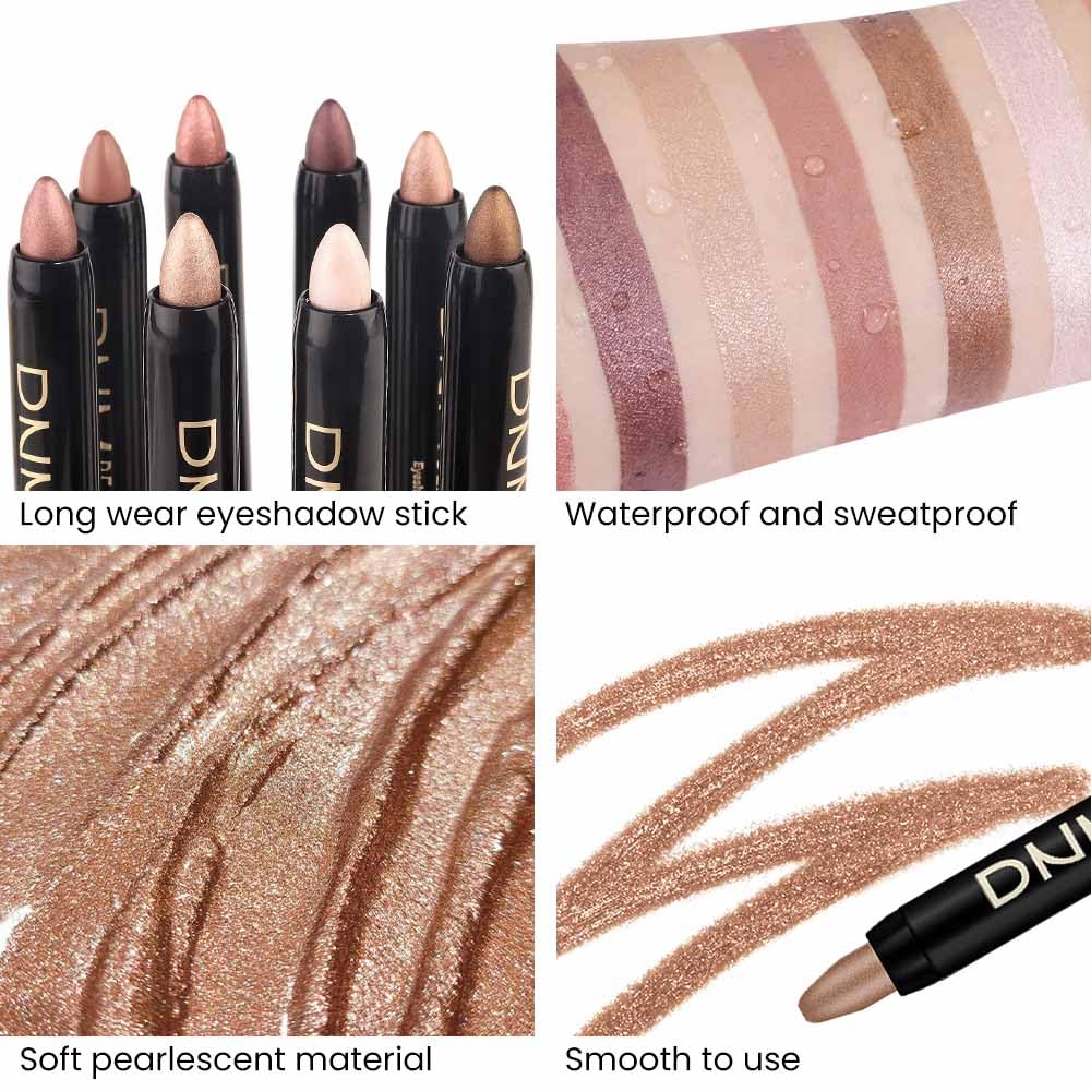 evpct sombras crema ojo rosa oro brillo: destellos sutiles para acentos glamorosos.