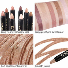 evpct sombras crema ojo rosa oro brillo: destellos sutiles para acentos glamorosos.
