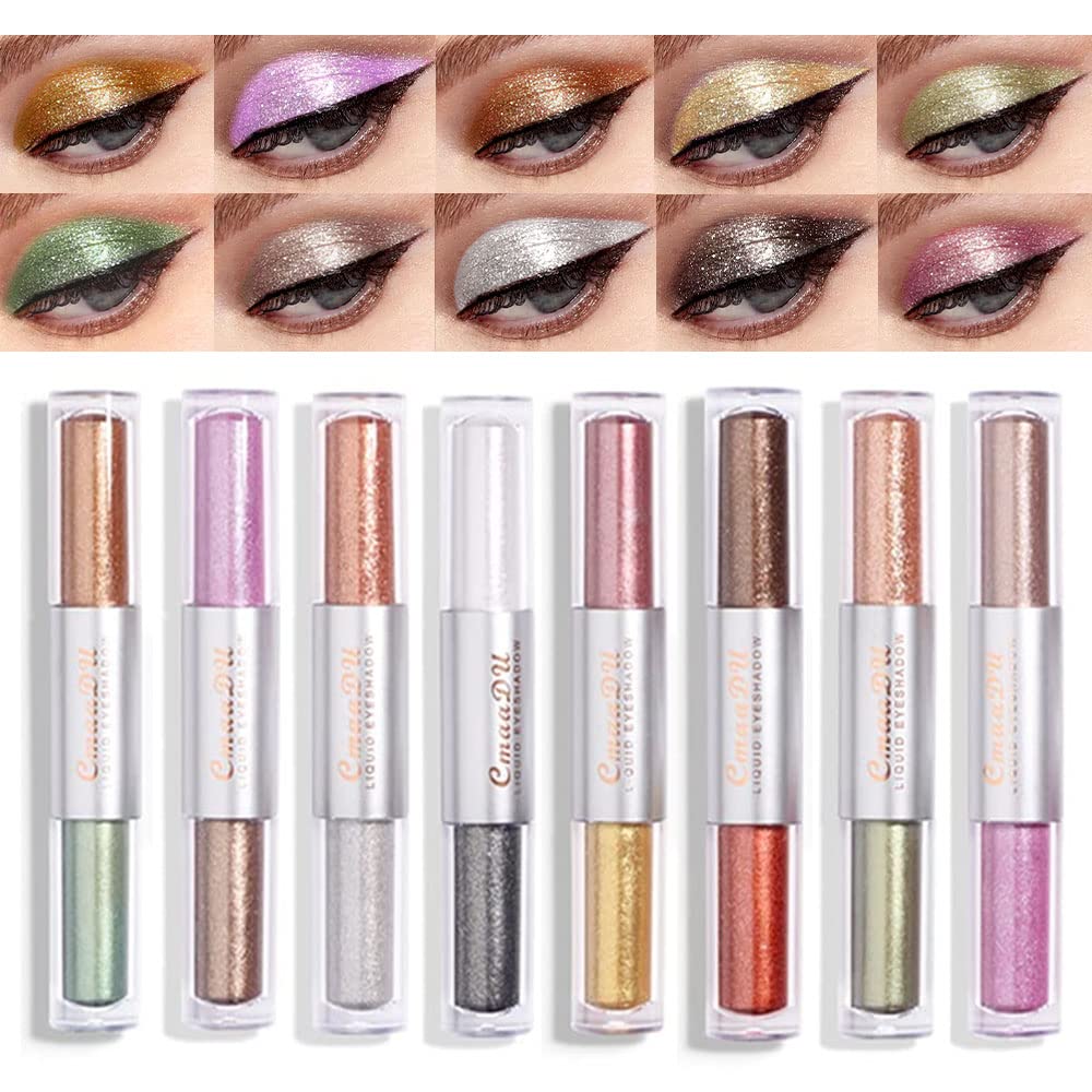 evpct-set-sombras-liquidas-glitter-16-colores: brillos intensos para looks creativos y duraderos.