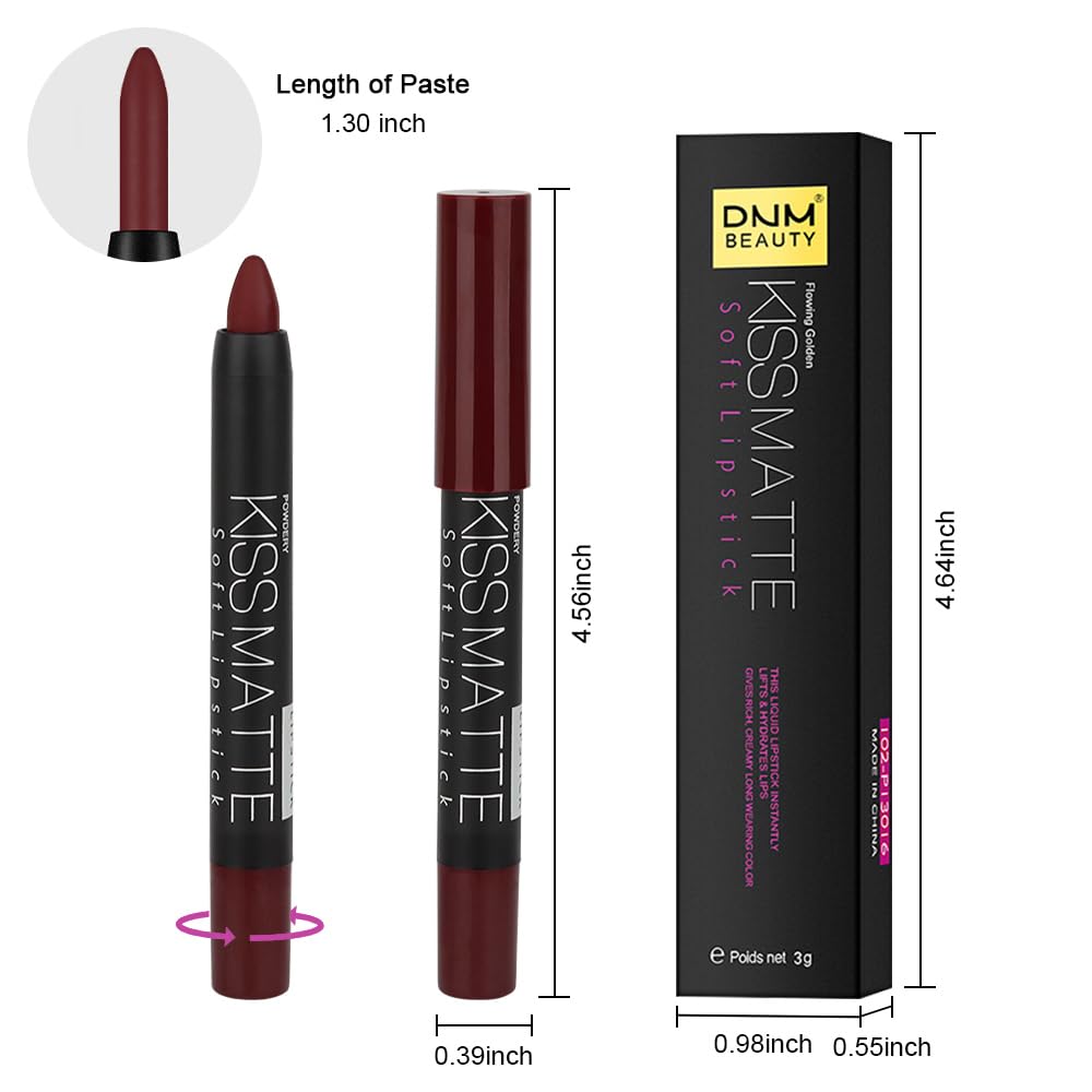 evpct Lip color remains water-resistant and long-lasting for daily wear.