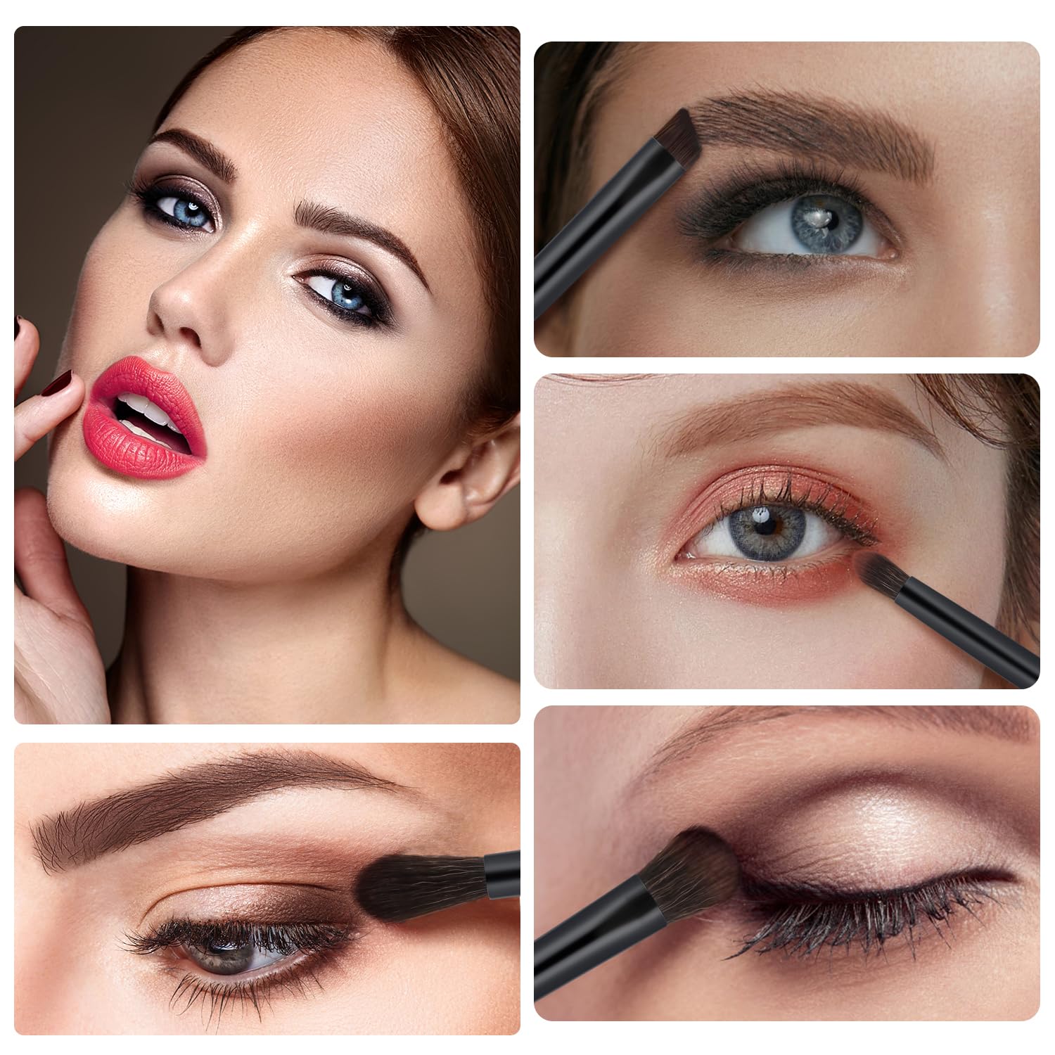 EVRCHGIEA eyebrow brush helps groom and shape natural-looking brows.