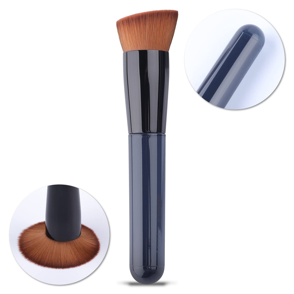 EVRCHGIEA foundation brush dense bristles for even coverage.
