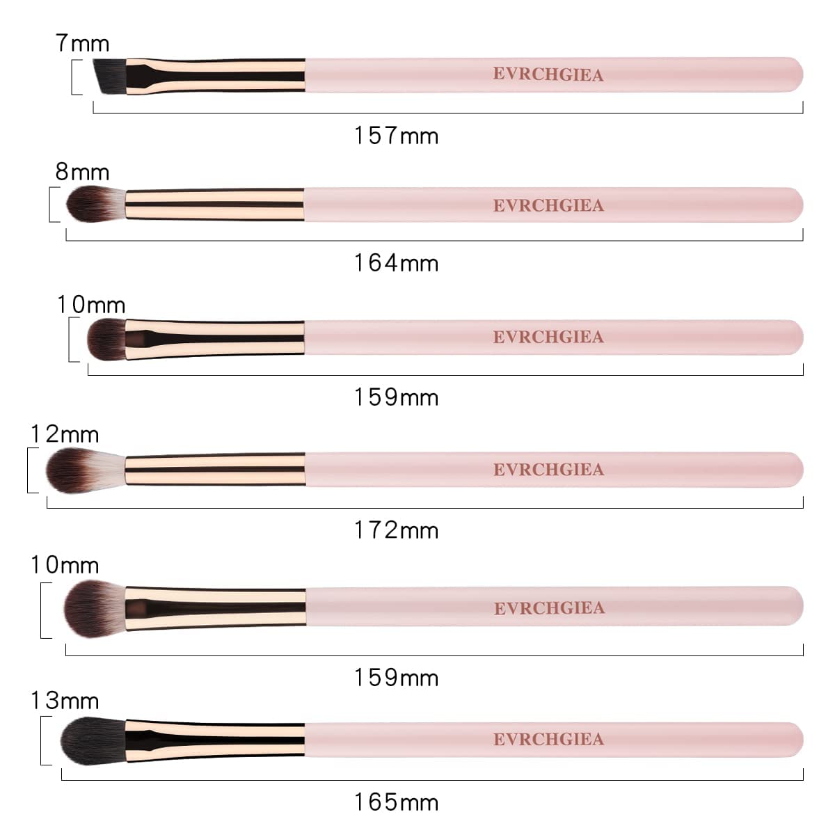 EVRCHGIEA wood-handle brushes offer premium design and easy handling.