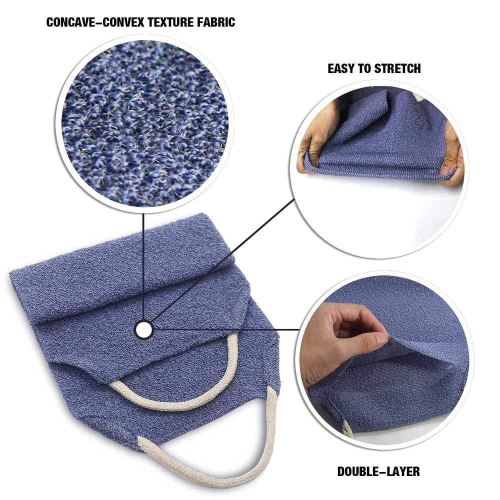 Cepillo Evridwear para espalda con dos asas facilita alcanzar zonas difíciles.