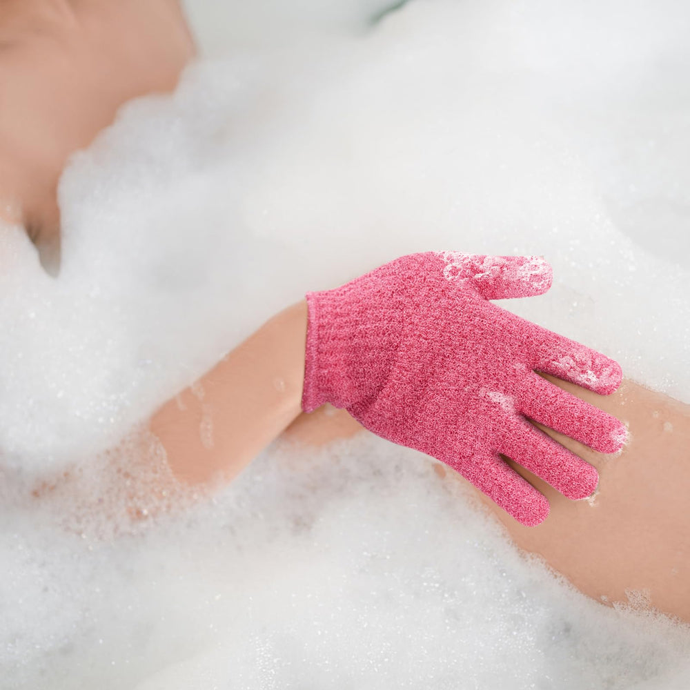 Evridwear exfoliating glove is easy to clean and reuse.