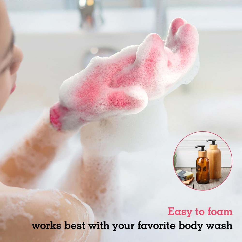 Evridwear exfoliating glove targets feet roughness and calluses for smoother skin.
