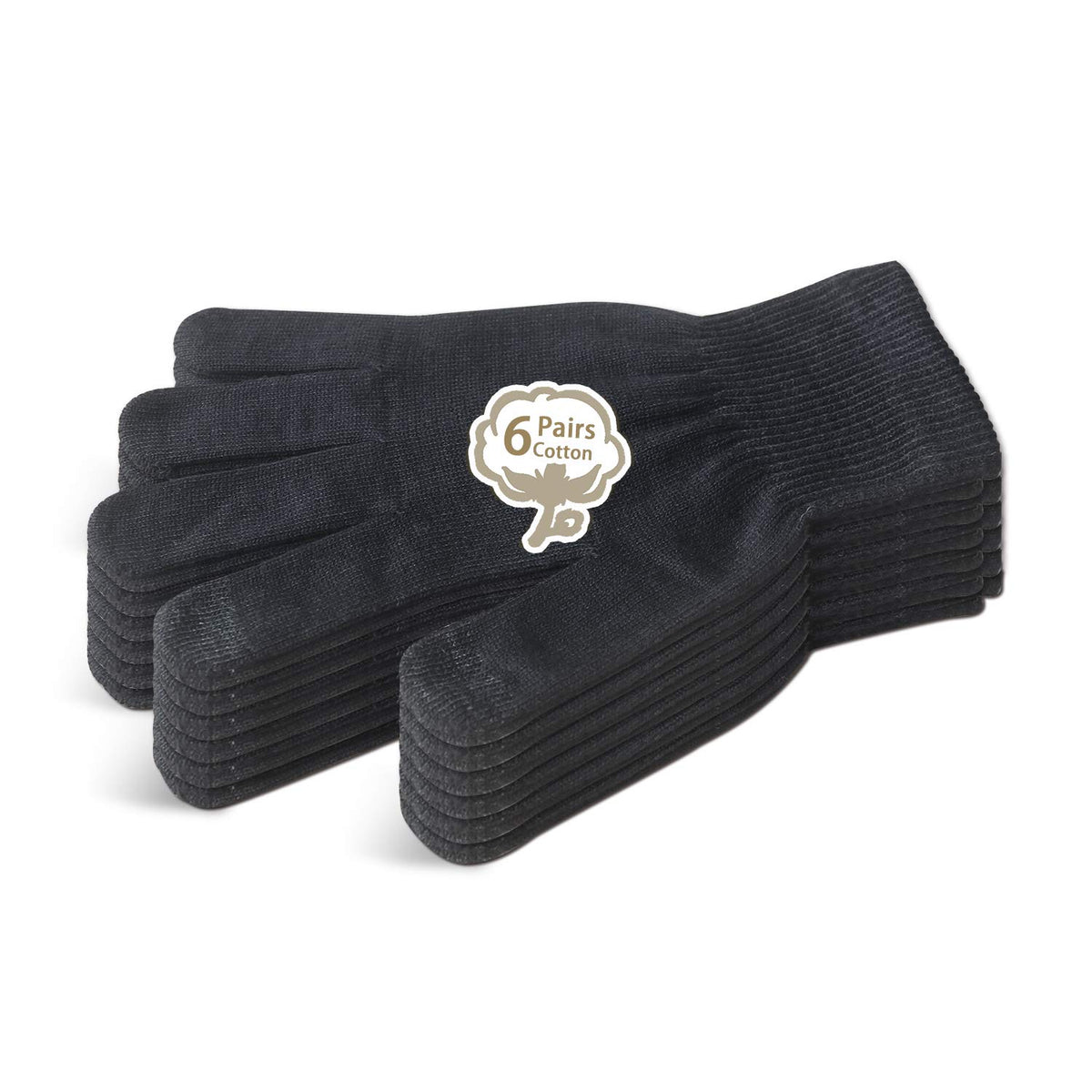 Guantes Evridwear de algodón con tacto para teléfono, uso cómodo nocturno