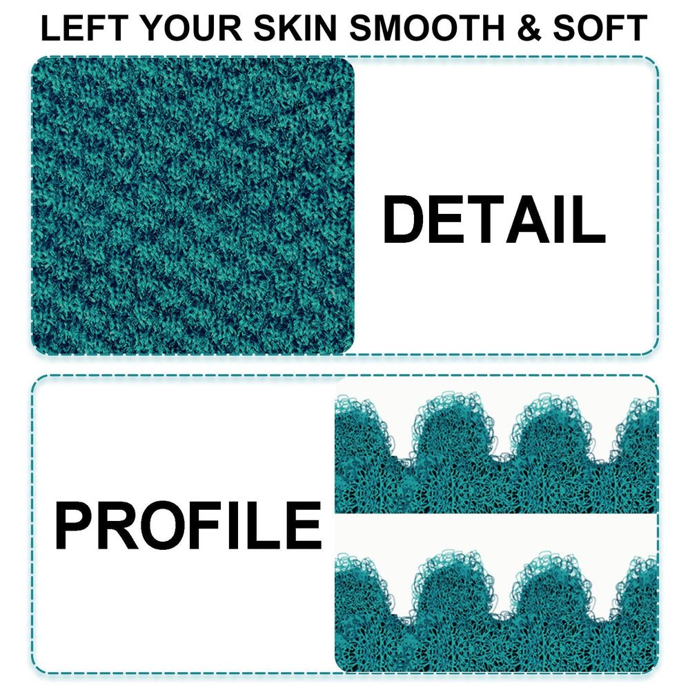 Evridwear: guantes exfoliantes en spa y masaje con textura dual.