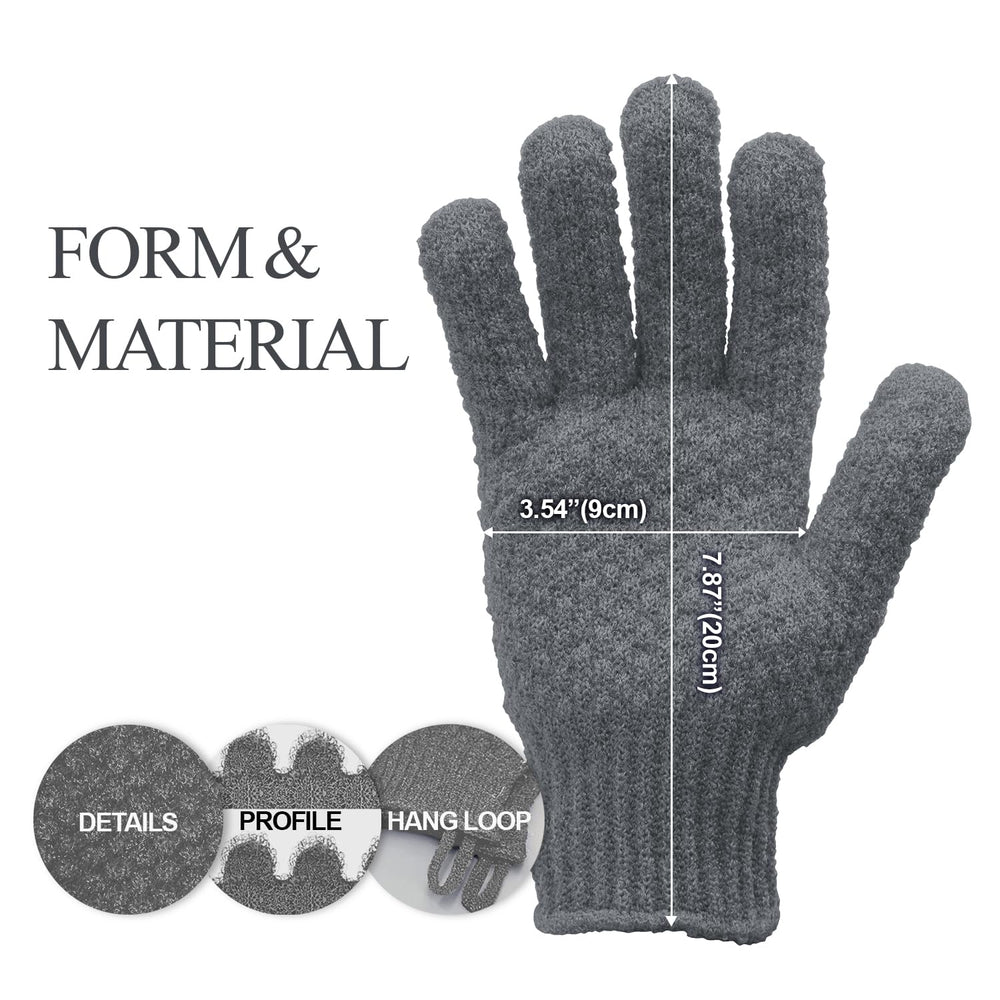 Guantes Evridwear para spa y masaje, favorecen renovación suave de la piel.