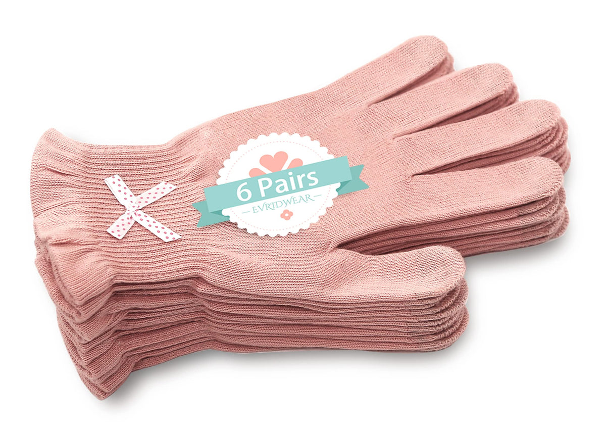 Evridwear guantes hidratantes para dormir, piel suave al despertar.