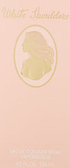 Evyan White Shoulders spray, soft feminine scent for evening events.