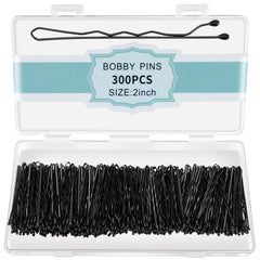 EWAGOA 300 pcs Bobby Pins with storage box for easy on-the-go styling
