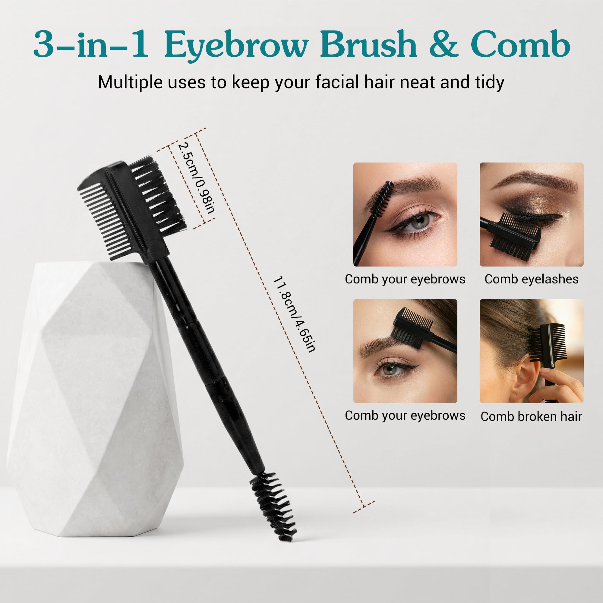 EWAGOA angled tweezer for fine hair removal and control