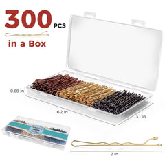 EWAGOA bobby pins in black, brown, and gold ready for secure styling.