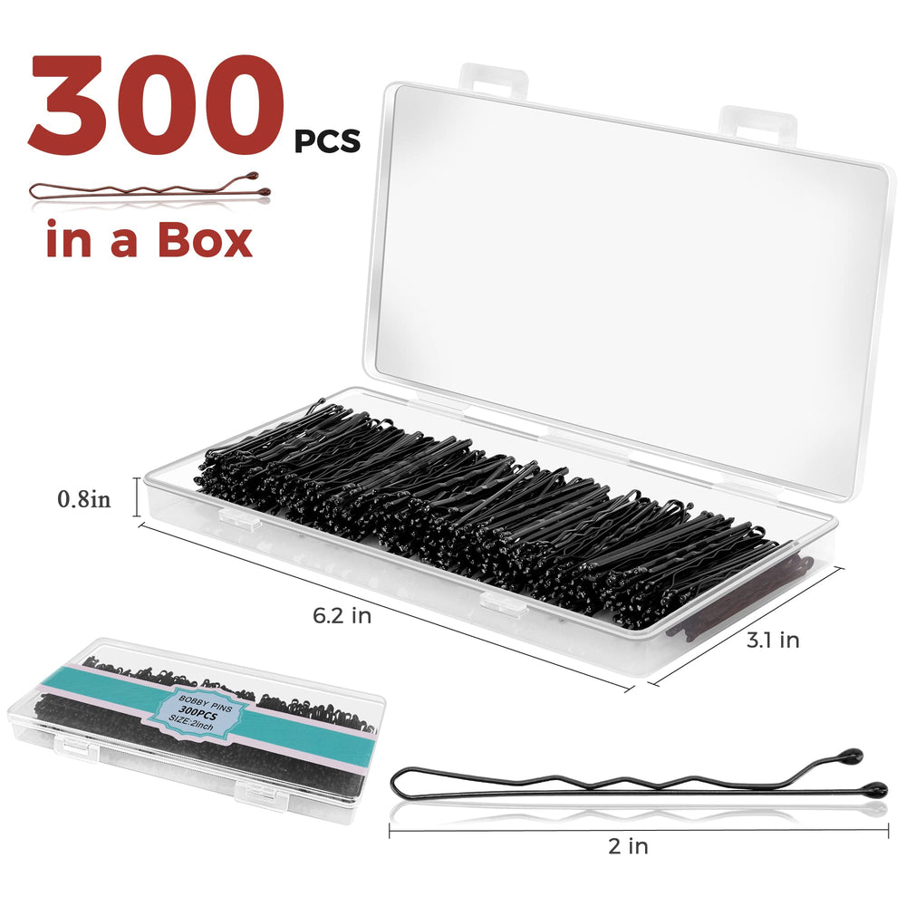 EWAGOA Bobby pins comfort-end cushions protect the scalp while styling