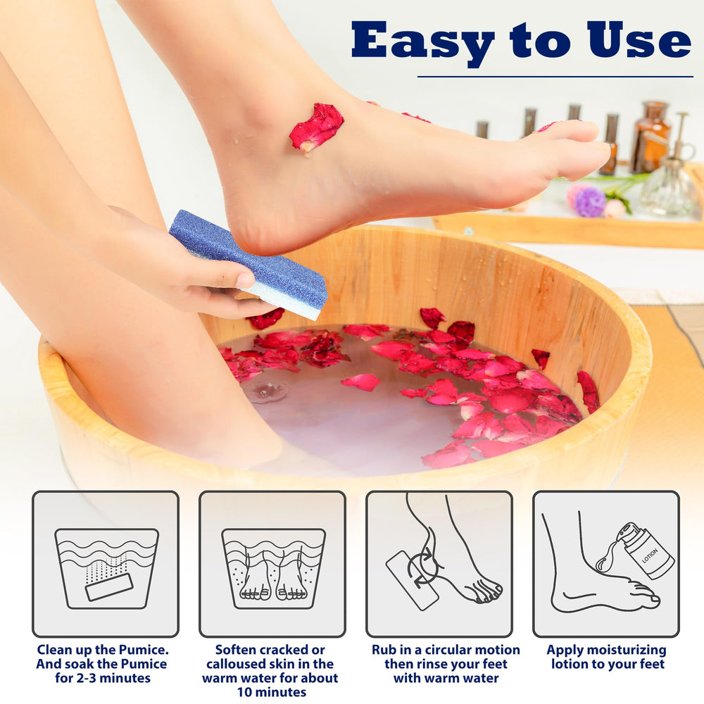 EWAGOA individually sealed pack keeps pumice stones clean and ready