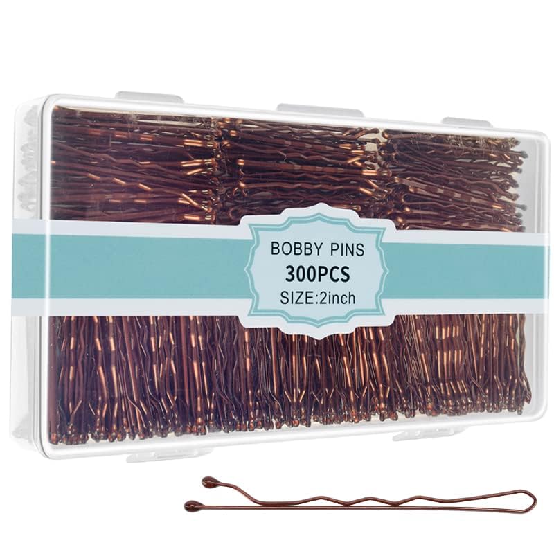 EWAGOA two-inch bobby pins showing the wavy grip for secure hold.