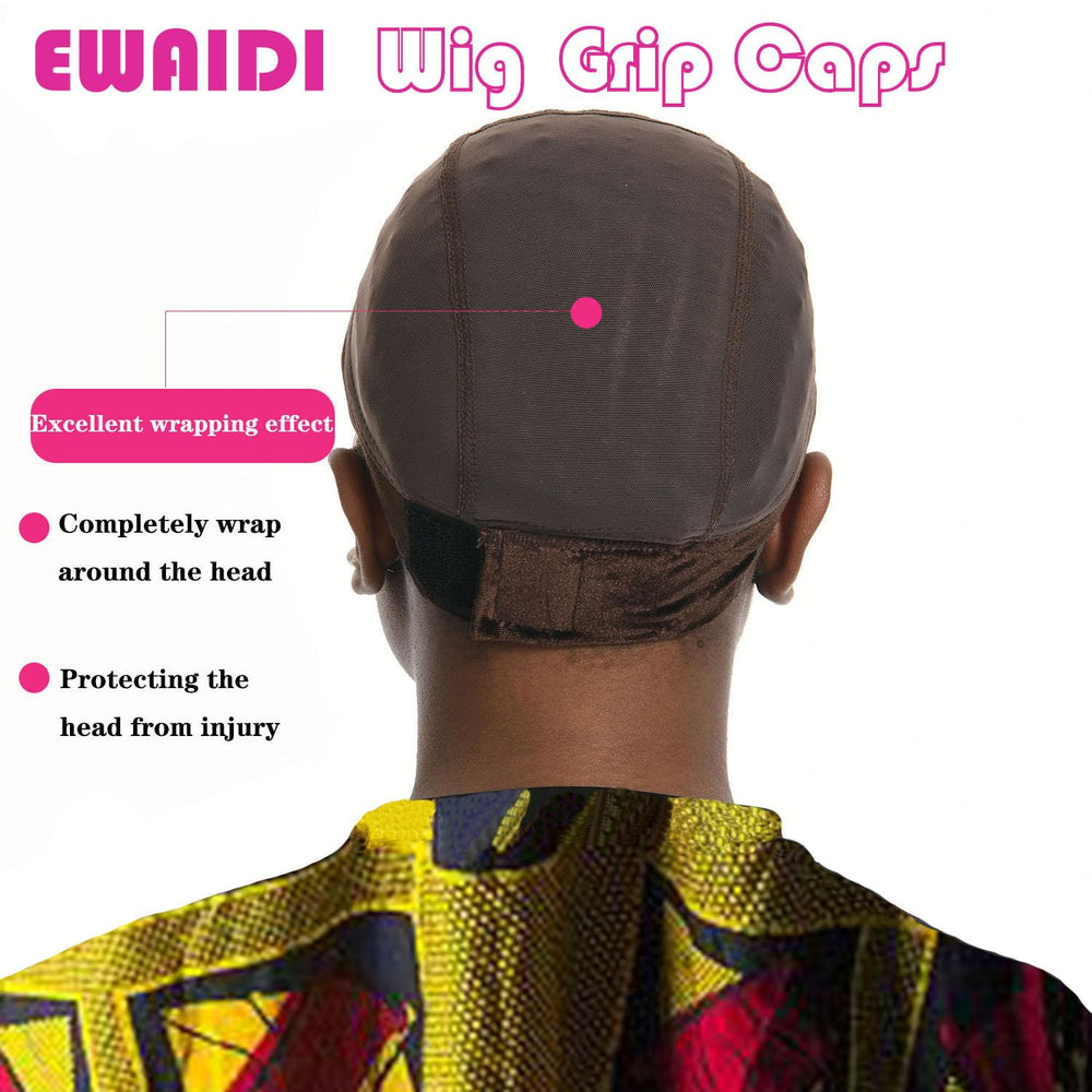 EWAIDI 4x5 lace cap creates natural part and frontal edge protection.