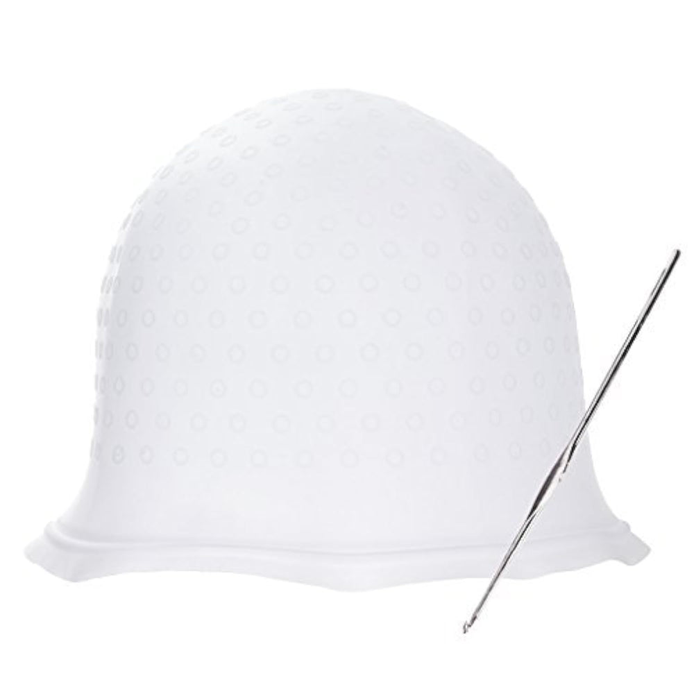 ewinever highlighting cap front view shows ergonomic silicone fit for comfortable at-home highlights