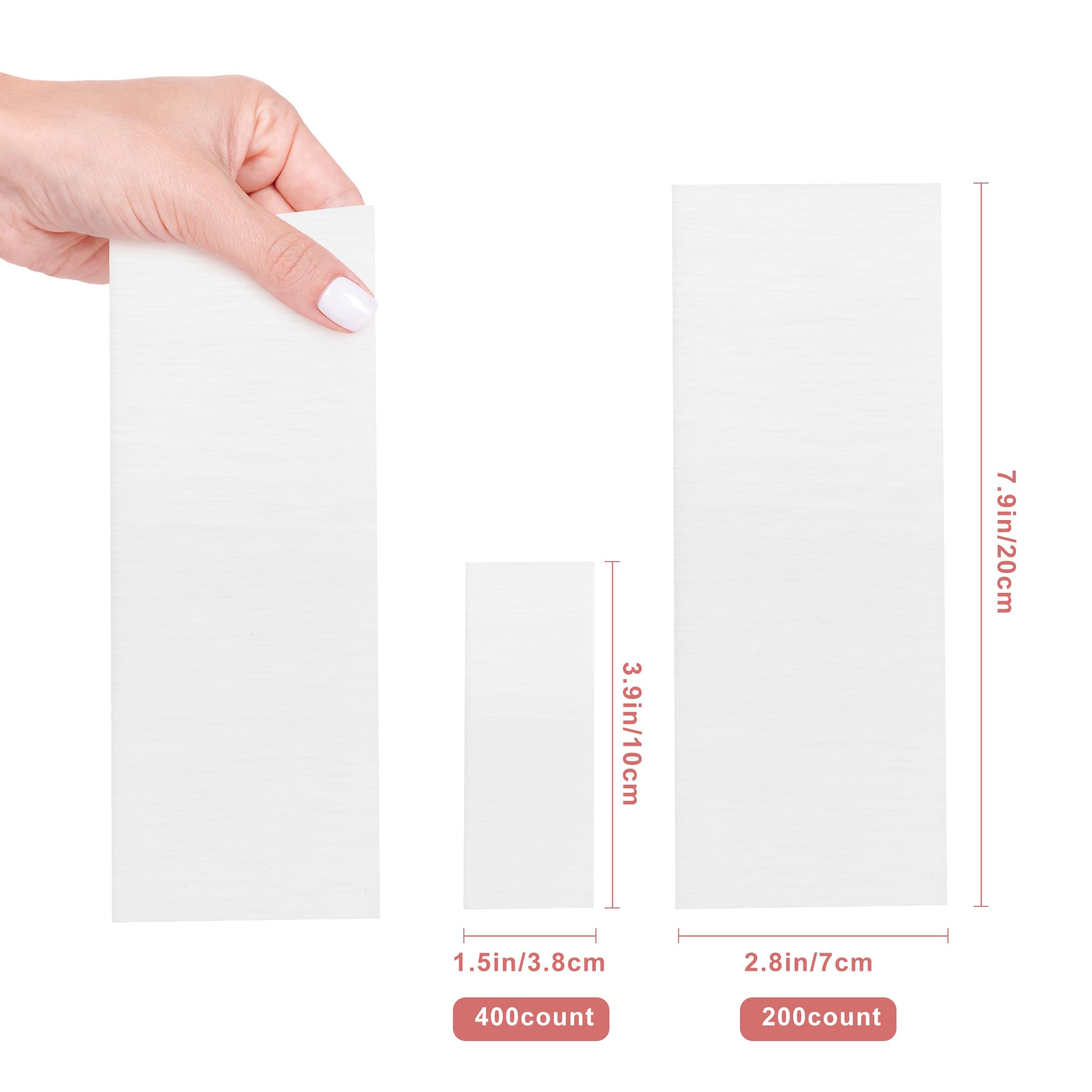 EWVVSS disposable nonwoven wax strips for clean, mess-free epilation
