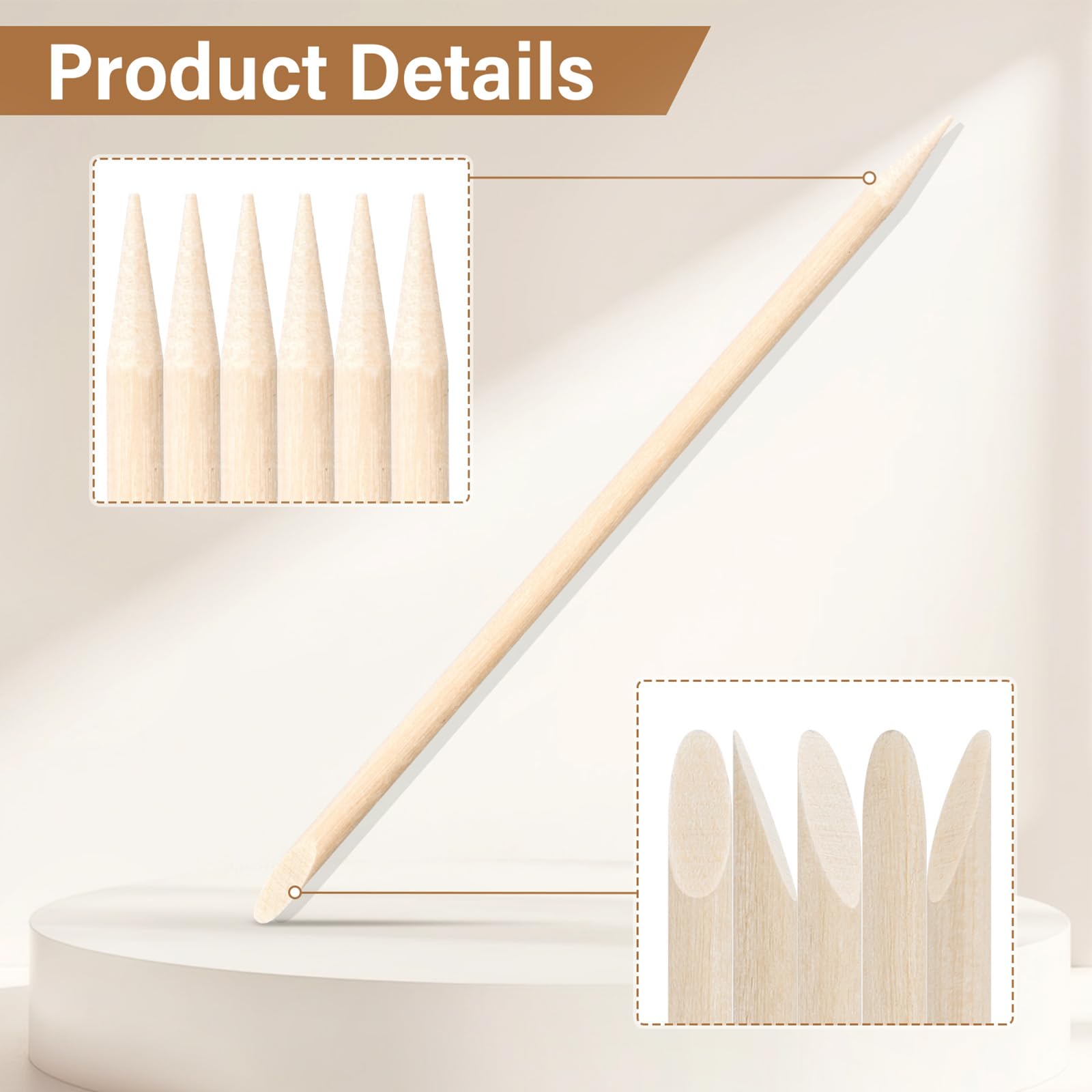 EWVVSS double-ended cuticle pusher shown for efficient cuticle care and under-nail cleaning.