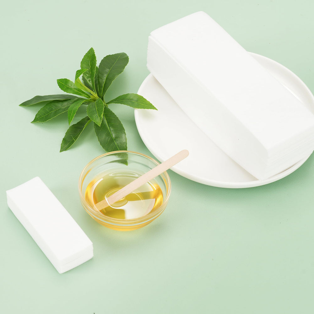 EWVVSS small wax strips 3.8 cm x 10 cm ideal for precise facial waxing