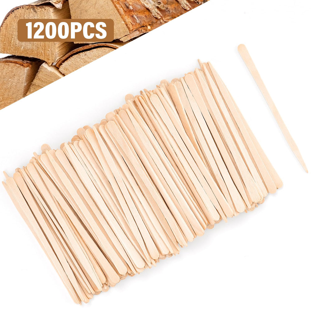 EWVVSS splinter-free wooden sticks ensure a smooth waxing experience