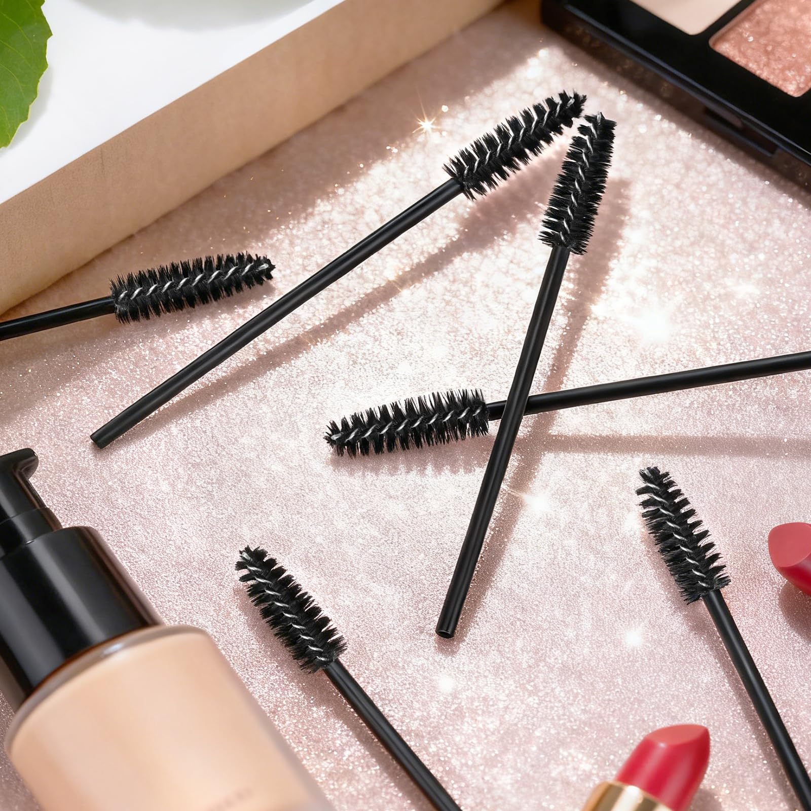 EWVVSS travel-size eyelash brush lightweight for on-the-go touch-ups.