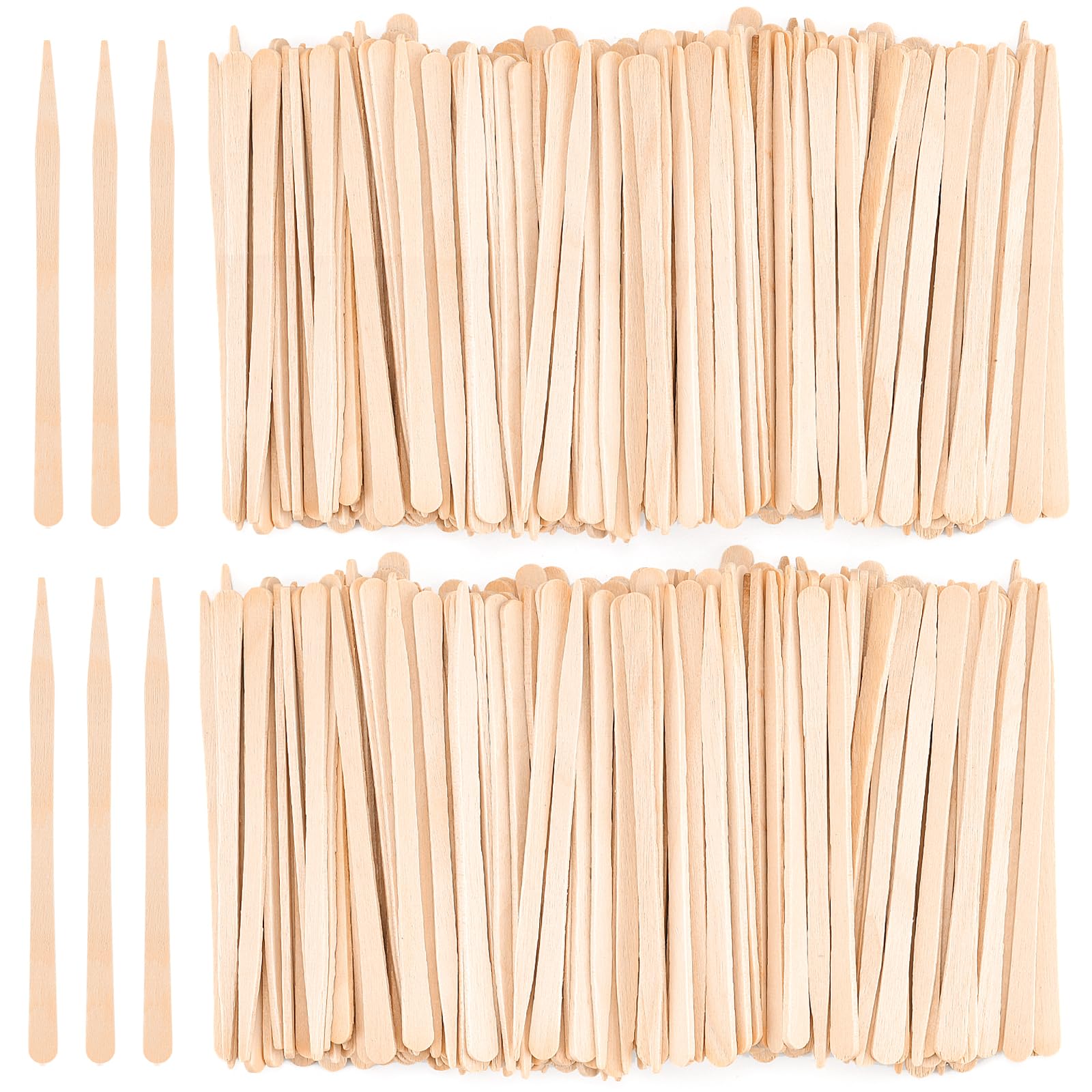 EWVVSS wooden wax stick with precision tip for brows and lips