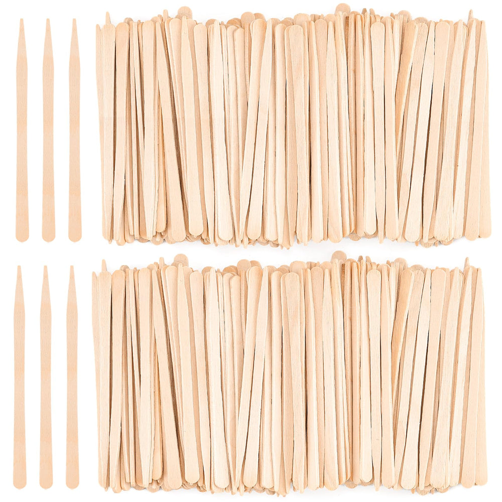 EWVVSS wooden wax stick with precision tip for brows and lips