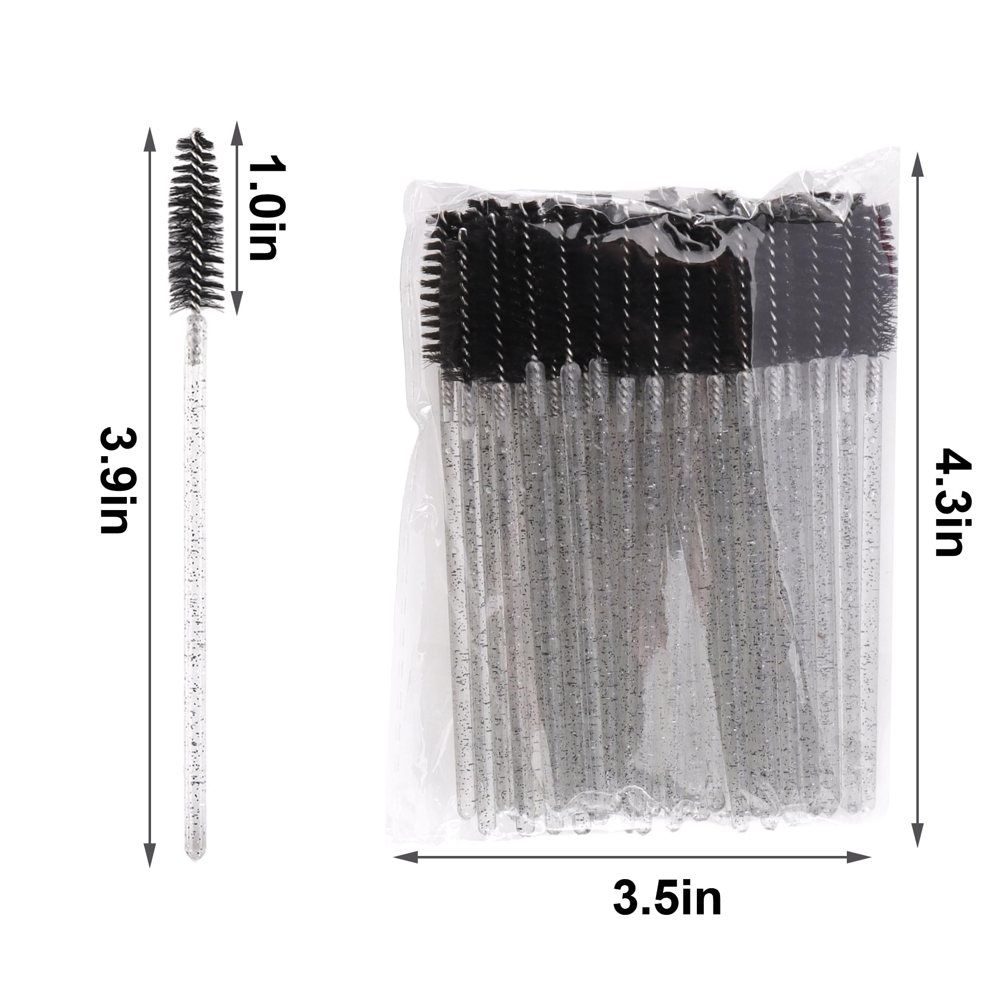 Exacoo crystal-tube vanity accessory adds elegance to any makeup kit