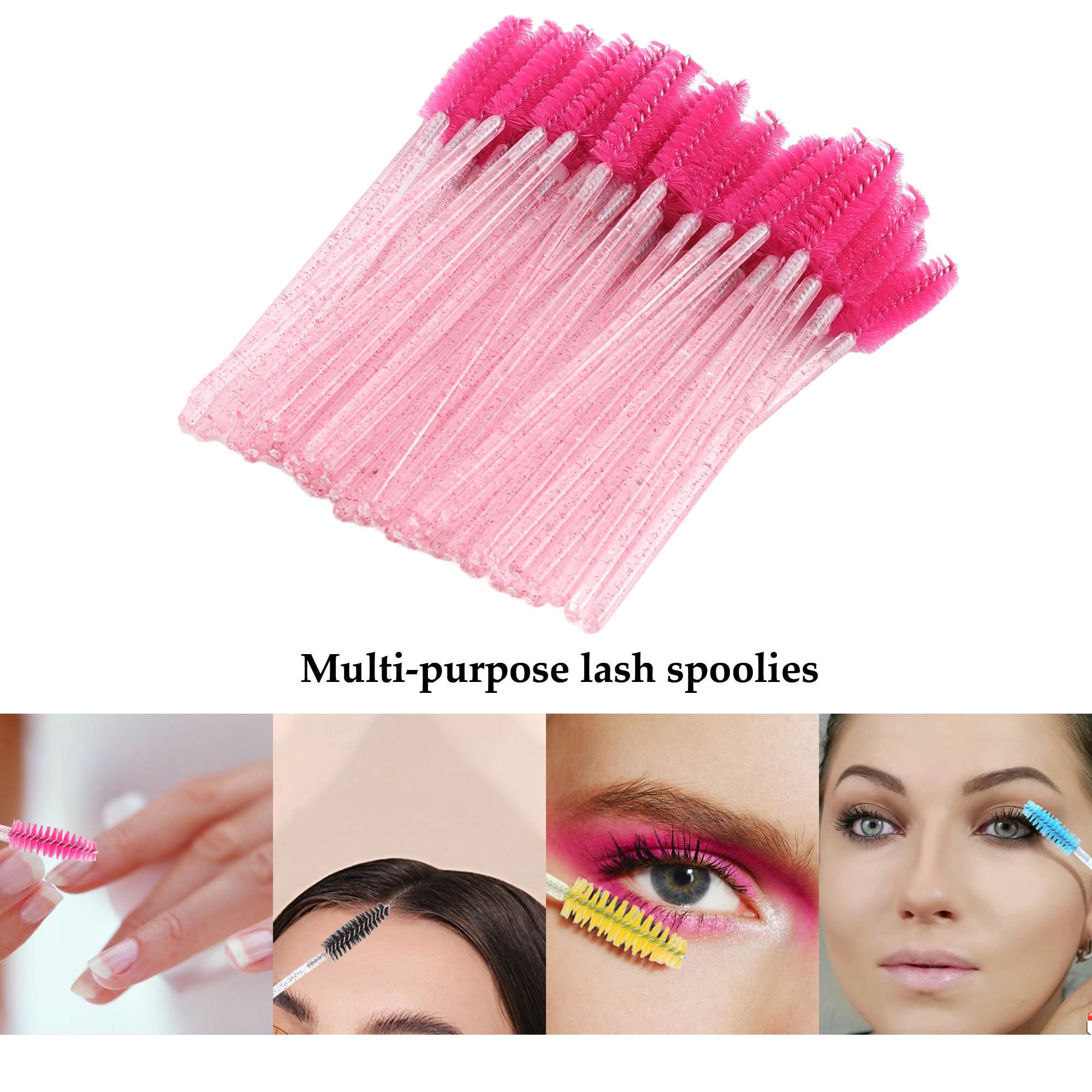 Exacoo multi-purpose brow and lash tool for shaping and defining