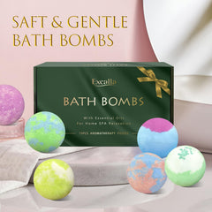 Excalla bombas-de-bano-aromas-8: bienestar sensorial para relajar cuerpo y mente.