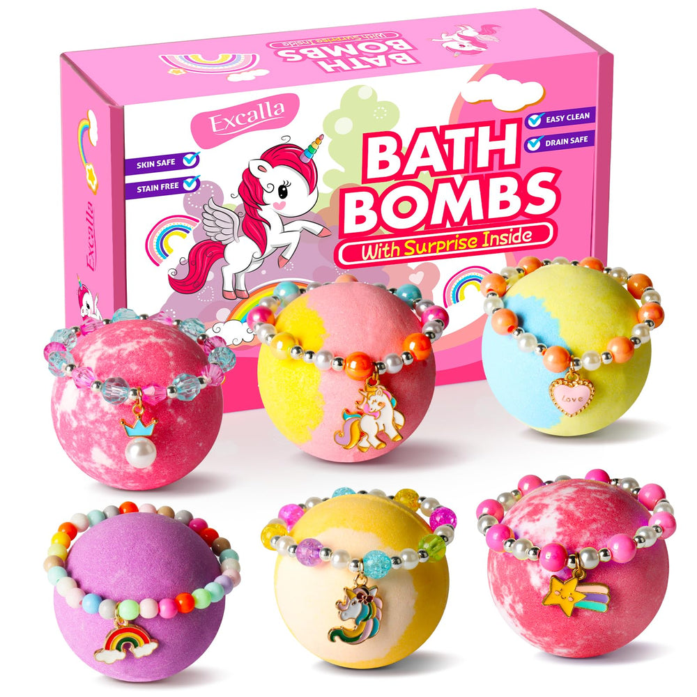 Excalla bomba de baño individual empaquetada, facilita escoger aroma favorito.