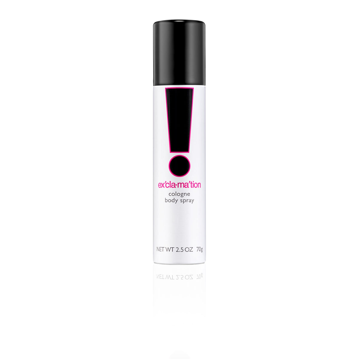 Exclamation Cologne Spray bottle highlighting the floral scent for versatile day-to-night wear