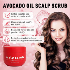 Exfoliante capilar con aceite de aguacate: aplicación en ducha para cuidado diario