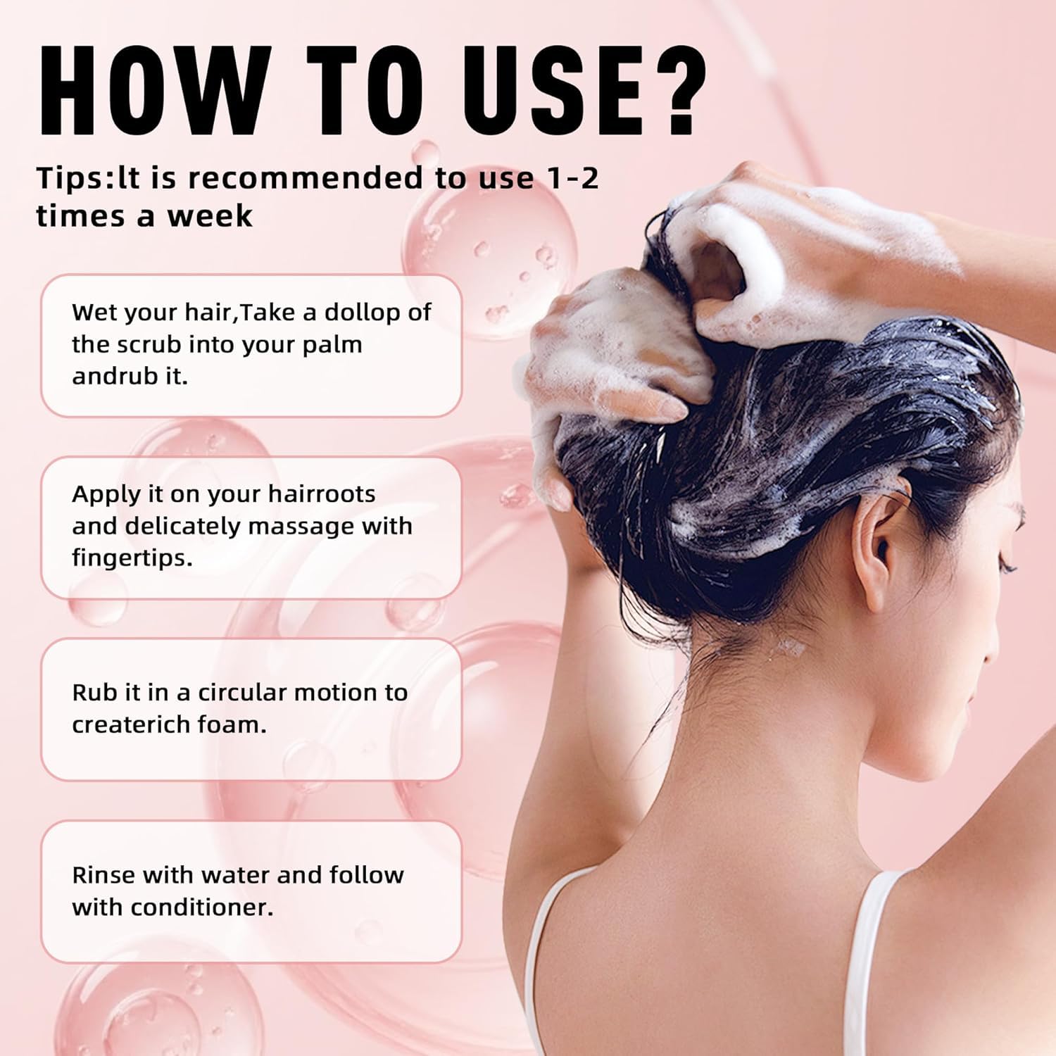 Exfoliante capilar con aceite de aguacate: hidratación ligera que deja el cabello suave tras el lavado
