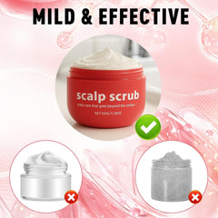 Exfoliante capilar con aceite de aguacate: piedra pómez visible para remover impurezas